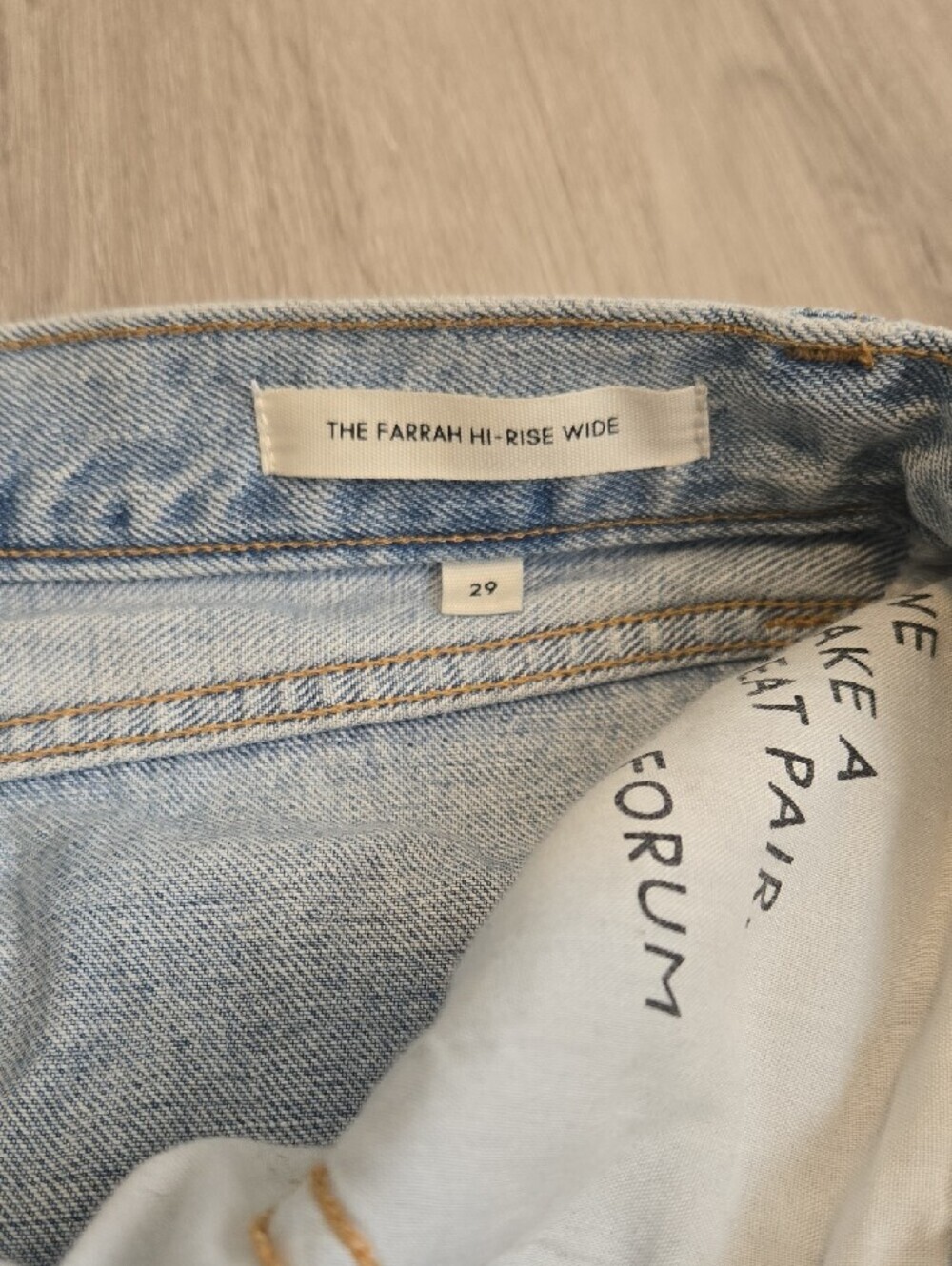 Denim Forum Light Blue High-Rise Women's Jeans - Picture 3 of 8